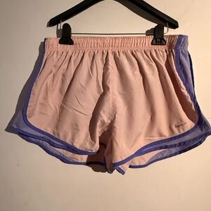 Nike Womens Dri Fit Shorts XXL Workout Activewear Pink Purple